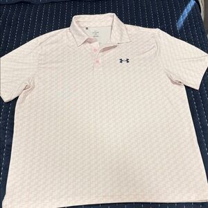 Under Armour Men's Light Pink Polo Shirt